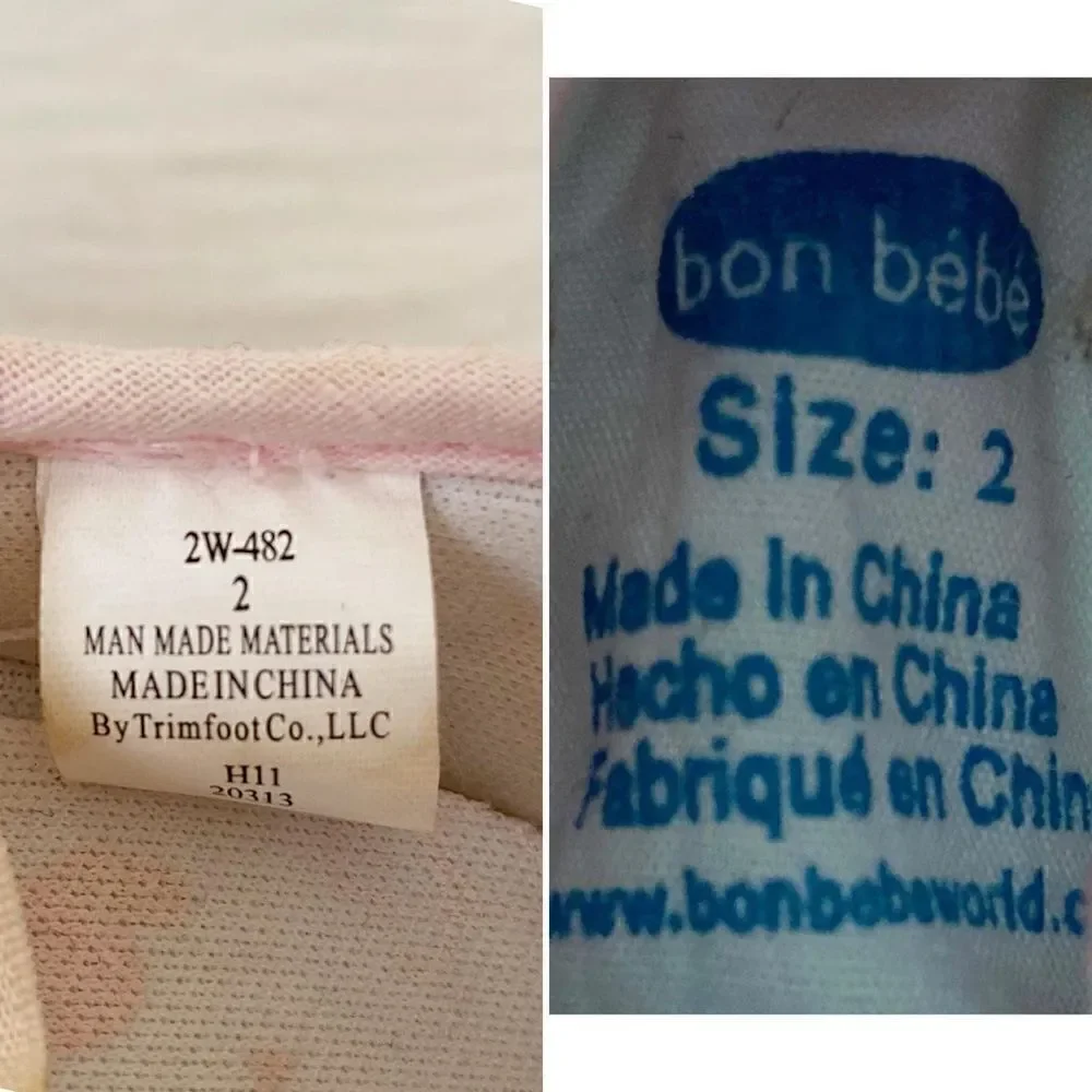 Trimfoot and Bon Bebe Size 2 Baby Girl Shoes BUNDLE